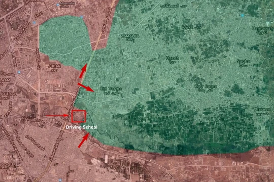 Lực lượng Vệ binh Cộng hòa tấn công vào thị trấn Jorbar và khu vực Ayn Tarma thuộc vùng Đông Ghouta