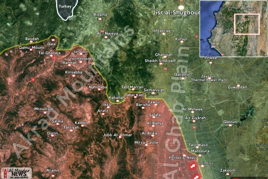 Quân đội Syria triển khai tấn công vào Mansoura trên bình nguyên Al-Ghab
