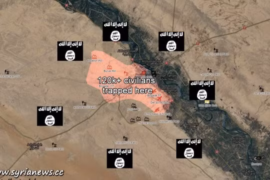 Tình huống vô cùng nguy hiểm của người dân Syria trong thành phố bị bao vây Deir Ezzor