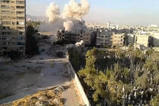 Vụ đánh bom đường hầm ngoại ô Damascus