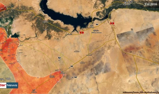 Quân đội Syria tiến vào tỉnh Raqqa hướng đến sân bay Tabaqa