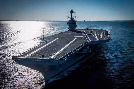  Tàu sân bay Gerald R Ford (CVN 78), được đưa vào phục vụ năm 2017. Ảnh: Military Leak.