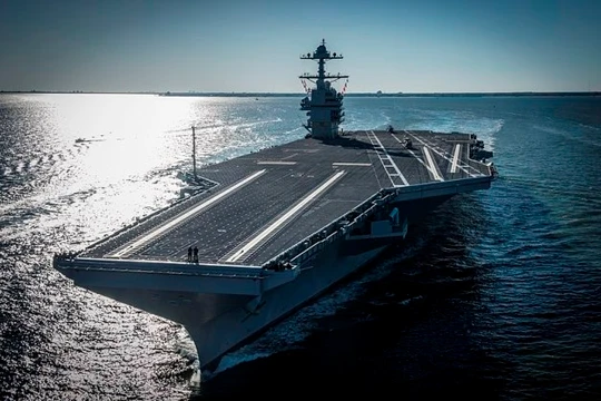  Tàu sân bay Gerald R Ford (CVN 78), được đưa vào phục vụ năm 2017. Ảnh: Military Leak.