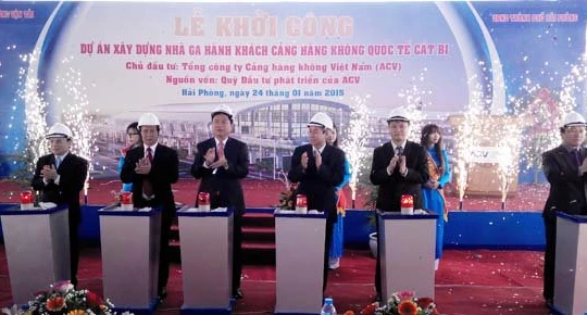 Chính thức khởi công dự án Xây dựng nhà ga hành khách – Cảng HKQT Cát Bi