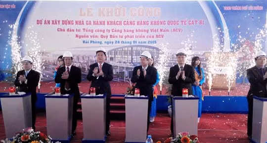 Chính thức khởi công dự án Xây dựng nhà ga hành khách – Cảng HKQT Cát Bi