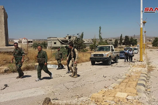 Binh sĩ lực lượng Tiger truy quét an ninh trong địa phận tỉnh Daraa. Ảnh minh họa South Front