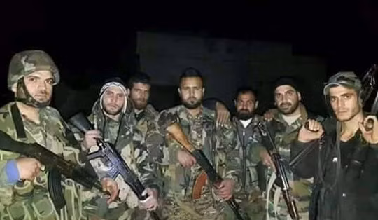 Binh si quân đội Syria trên chiến trường cao nguyên Golan, ảnh minh họa Masdar News