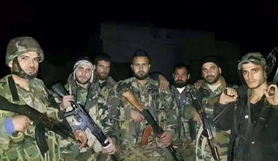 Binh si quân đội Syria trên chiến trường cao nguyên Golan, ảnh minh họa Masdar News