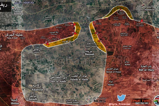 Quân đội Syria giải phóng căn cứ phòng không ở Đông Ghouta