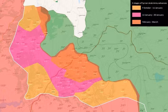 Quân đội Syria giành được hơn 50 làng sau 6 tháng tấn công ở Latakia
