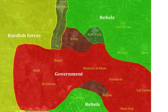Dân quân người Kurd và quân đội Syria phối hợp tấn công ở Bắc Aleppo 
