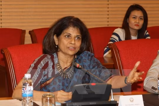 Bà Pratibha Mehta. (Ảnh: Phạm Kiên/TTXVN)