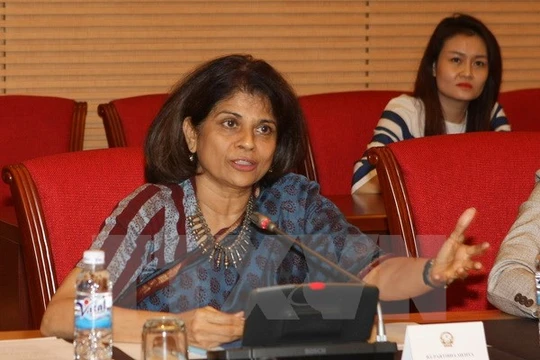 Bà Pratibha Mehta. (Ảnh: Phạm Kiên/TTXVN)