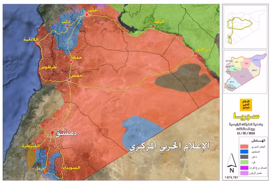 Bản đồ toàn cảnh chiến trường Syria tính đến ngày 20.05.2018 theo South Front