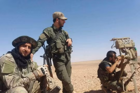 Các đơn vị quân đội Syria trên vùng sa mạc tỉnh Homs, Deir Ezzor - ảnh minh họa Masdar News