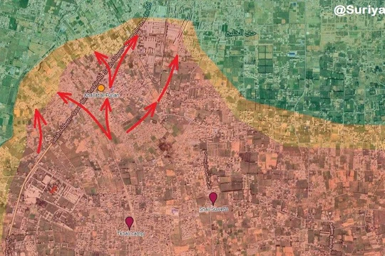 Lực lượng LNA tấn công trên hướng trại tị nạn N.Yarmook thuộc quận Khallat ngoại ô Tripoli.