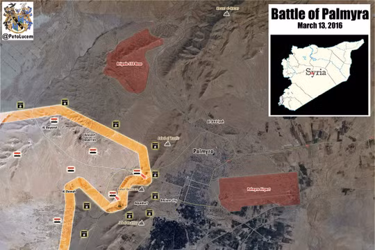 Quân đội Syria tấn công Palmyra, trận chiến sống còn của chế độ