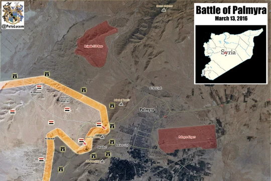 Quân đội Syria tấn công Palmyra, trận chiến sống còn của chế độ