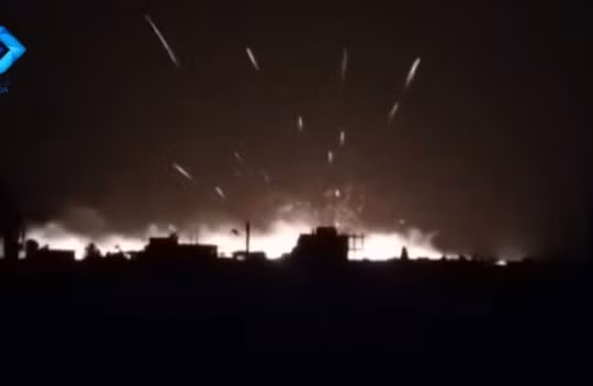 Kho đạn dược của Jabhat Al-Nusra phát nổ kinh hoàng