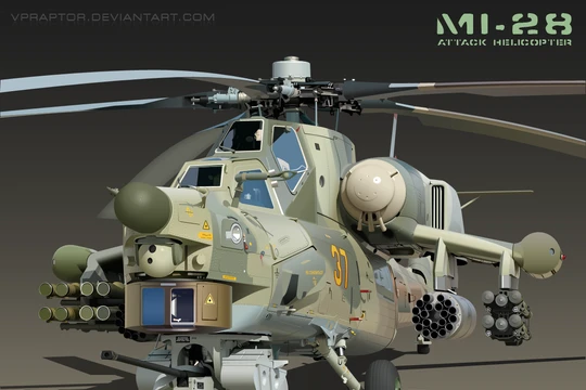 Sức mạnh đáng sợ của trực thăng tấn công Mi-28N 