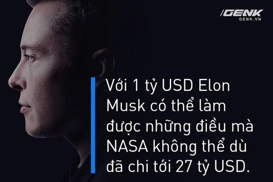 Bỏ 1 tỷ USD, Elon Musk làm được những điều NASA mất 27 tỷ USD cũng không thể làm nổi