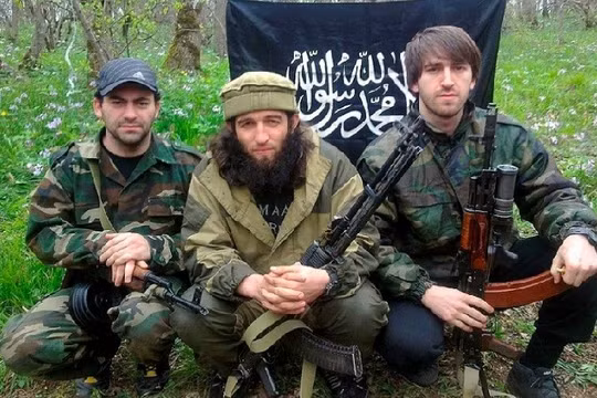 Chỉ huy khủng bố IS Bắc Kavkaz Rustam Aselderove.và đồng bọn