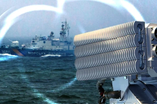 Thiết bị gây nhiễu quang - thị giác Filin cho các hạm tàu. Ảnh minh họa: TVZvezda.