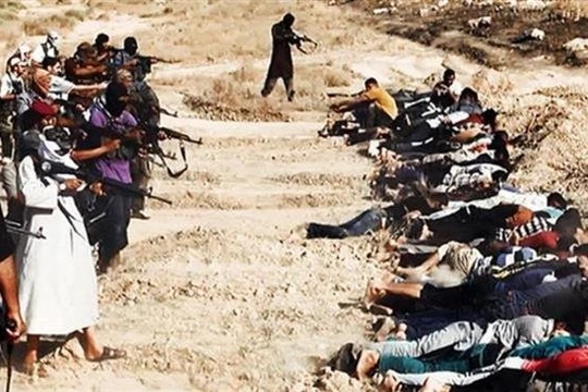 Hàng ngàn người Iraq đã bị IS hành quyết kể từ khi nhóm này trỗi dậy tháng 6-2014 - Ảnh: Press TV