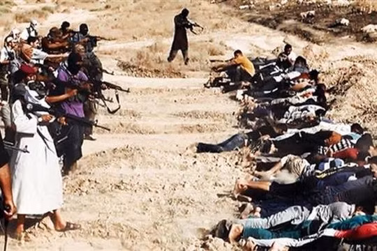 Hàng ngàn người Iraq đã bị IS hành quyết kể từ khi nhóm này trỗi dậy tháng 6-2014 - Ảnh: Press TV