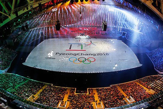 Quang cảnh sân vận động Thế vận hội Mùa đông 2018 - ảnh SBS