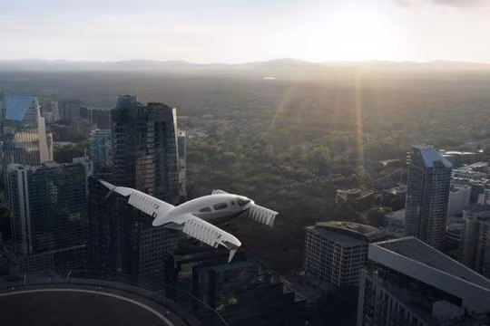 Công ty Đức Lilium mở rộng eVTOL phản lực sang thị trường Anh với eVolare. Ảnh Evehicle Technology.