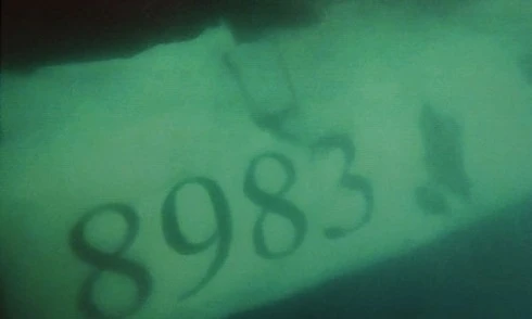 Mảnh máy bay CASA 212 số hiệu 8983