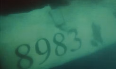 Mảnh máy bay CASA 212 số hiệu 8983