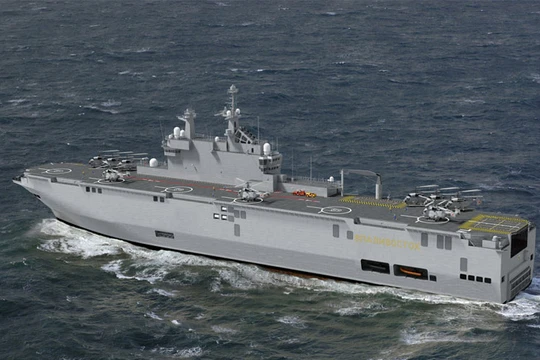 Tàu đổ bộ trực thăng lớp "Mitral" của Pháp