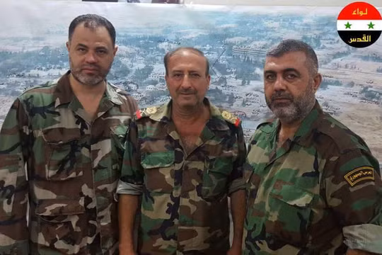 Tướng Rajab, chỉ huy chiến dịch quân sự khu vực quận Tây Nam Aleppo, Chuẩn tướng Malik tư lệnh Vệ binh Cộng hòa Aleppo và Chỉ huy trưởng Mohammad Saad của lữ đoàn Liwa al Quds quân tình nguyện Palestine.