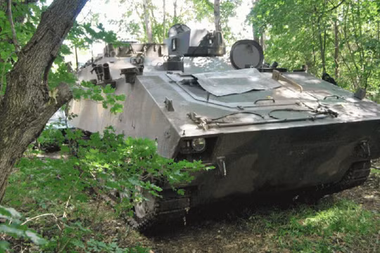 Xe chỉ huy, điều hành tác chiến pháo binh Ukraine. Ảnh Military Ukraine.