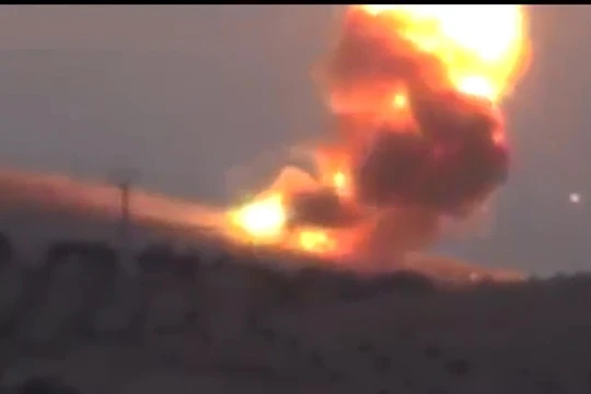 Chiến binh người Kurd phá hủy xe tăng Thổ Nhĩ Kỳ