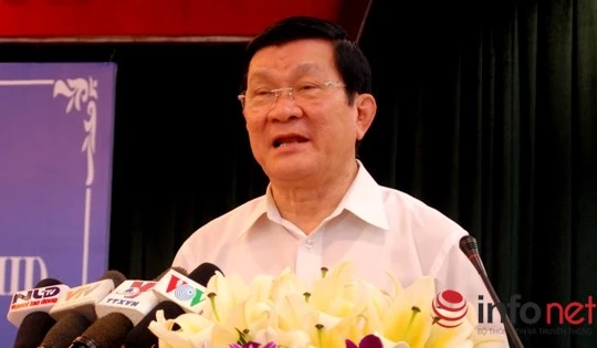 Chủ tịch nước Trương Tấn Sang.