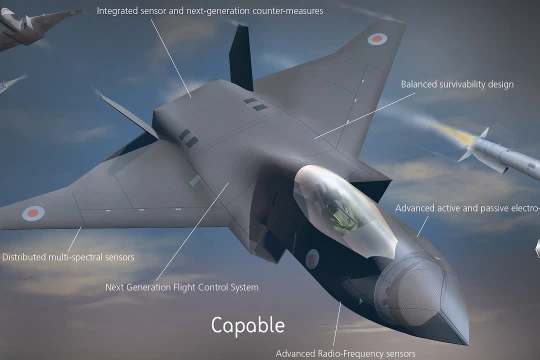 Dự án tiêm kích đa nhiệm thế hệ 6 của Anh. Ảnh minh họa Popular Mechanic
