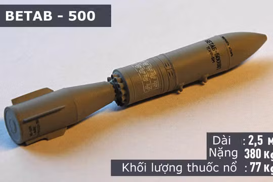 Nga dùng bom xuyên bê tông tiêu diệt khủng bố