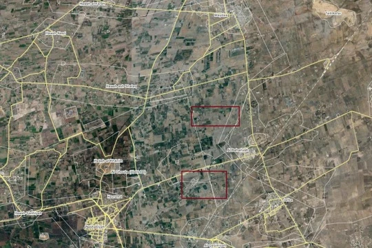 Bản đồ chiến sự Đông Ghouta ngày 27.06.2016
