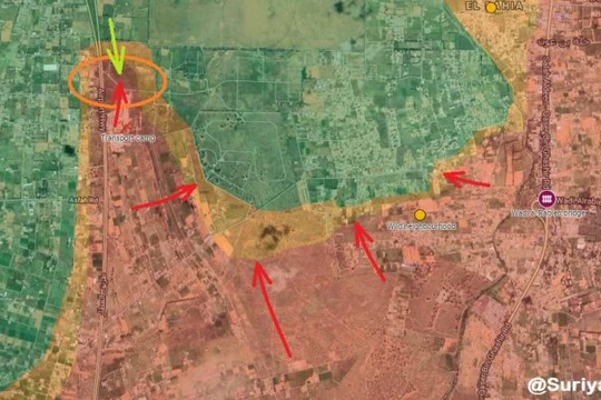 Các mũi tấn công của lực lượng Quân đội Quốc gia Libya LNA vào Tripoli. Ảnh bản đồ South Front