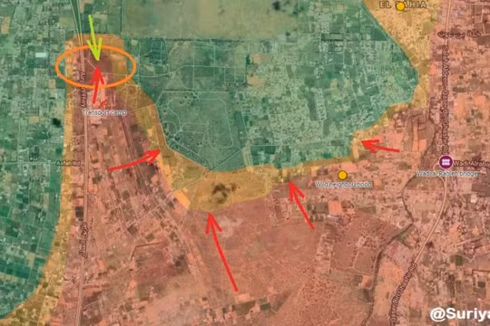 Các mũi tấn công của lực lượng Quân đội Quốc gia Libya LNA vào Tripoli. Ảnh bản đồ South Front