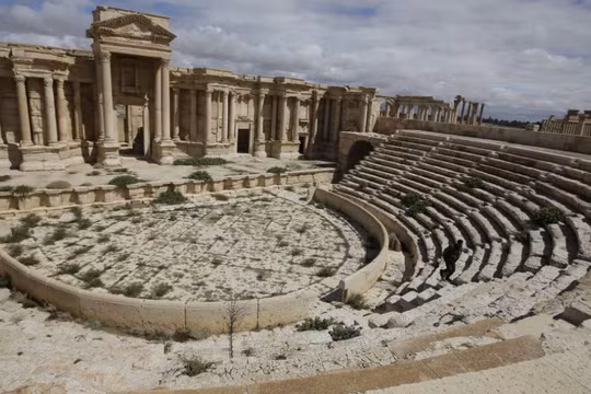 Nhà hát La mã cổ đại ở Palmyra từ nay sẽ chỉ còn tồn tại trong các bức ảnh lịch sử