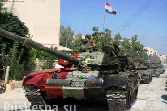 Quân đội Syria đập tan tuyến phòng ngự ở Homs, tiêu diệt nhiều phiến quân IS