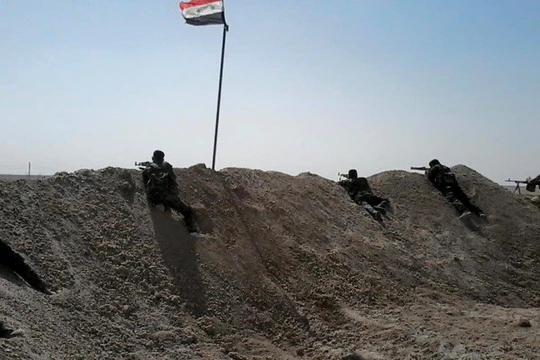 Chiến tuyến phòng ngự của quân đội Syria ở Deir Ezzor