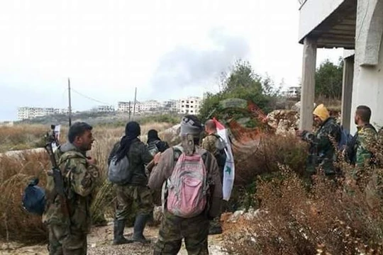 Lữ đoàn 103 tấn công các làng ngoại ô thị trấn Kinsibba, Latakia