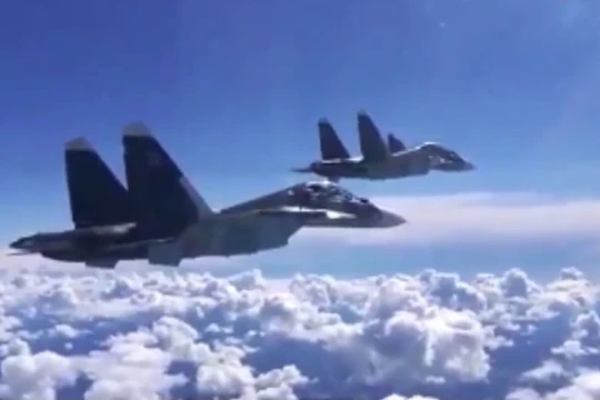 Không quân Nga xuất kích trên không phận miền bắc Hama. Ảnh minh họa South Front