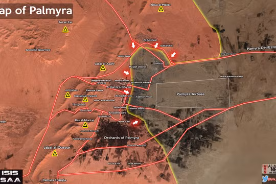 Lực lượng Tigers giành được cao điểm khống chế Palmyra