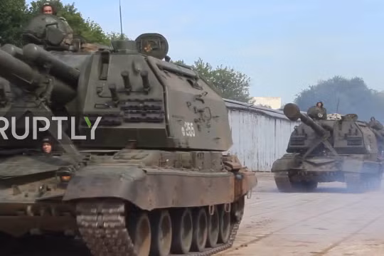 Quân đội Nga chuẩn bị cho diễn tập quy mô lớn Vostok - 2018. Ảnh minh họa Masdar News